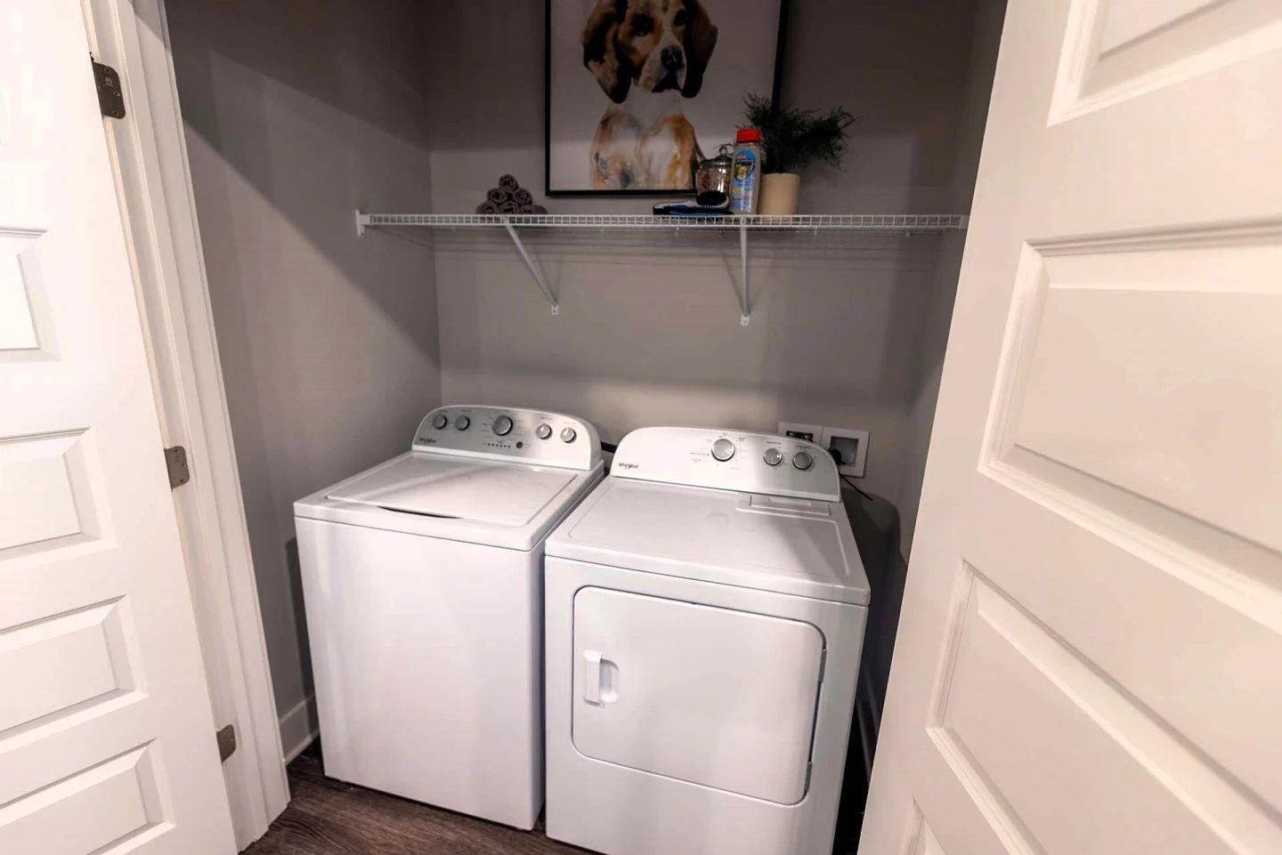 In-unit washer and dryer at Populus Westside in Atlanta, GA.