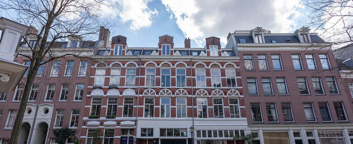 Building at Blasiusstraat Amsterdam