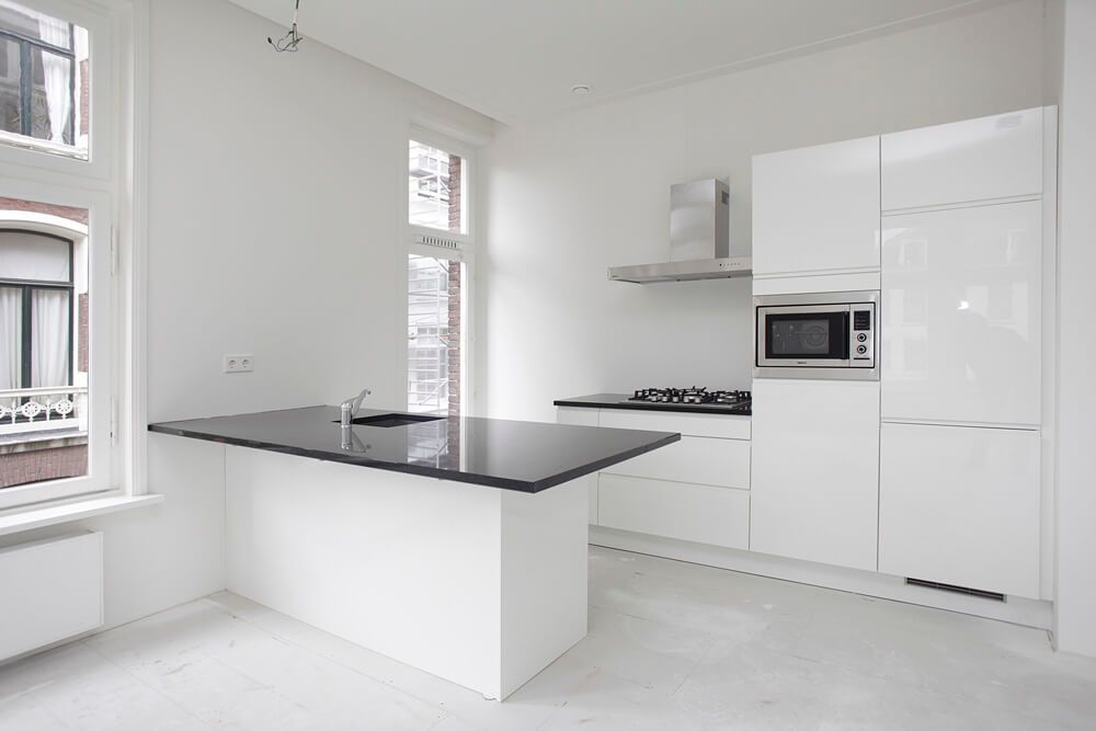 Oudegracht Utrecht interior with kitchen