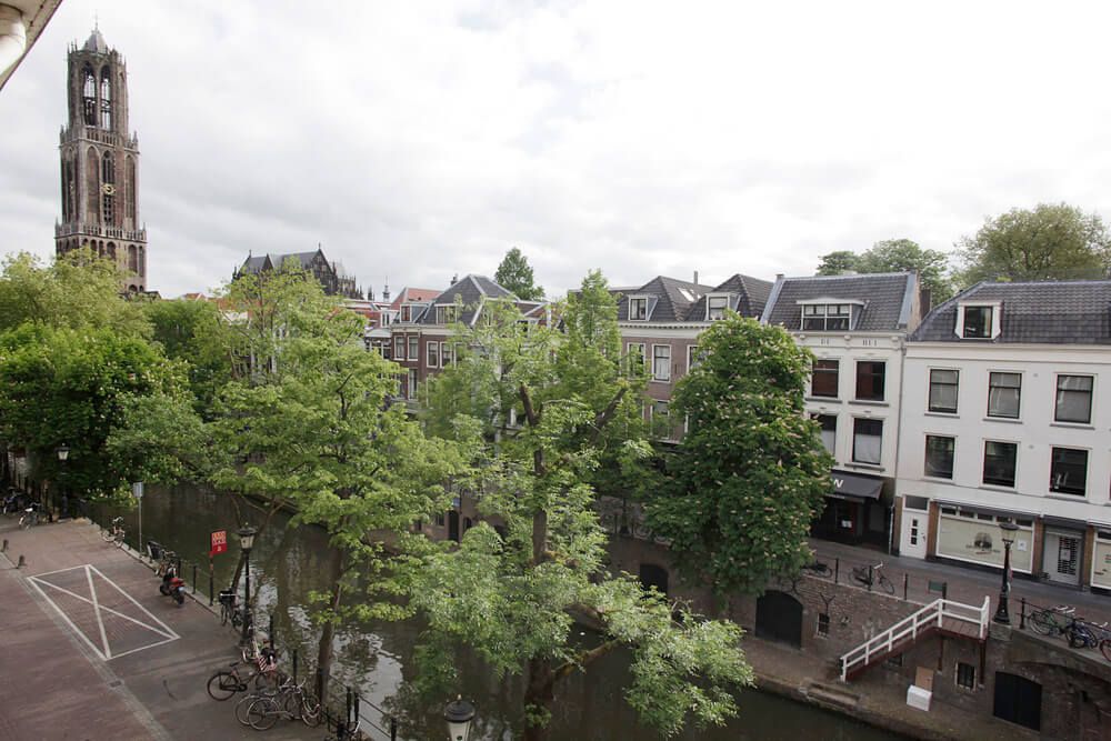 View from apartment  Oudegracht Utrecht