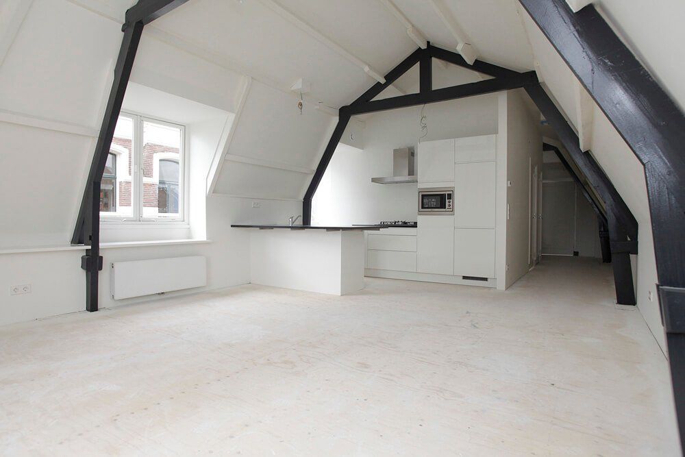 Interior view of apartment at  Oudegracht Utrecht