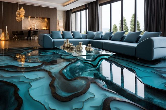 An image of Residential Epoxy Flooring Services in Garner, NC