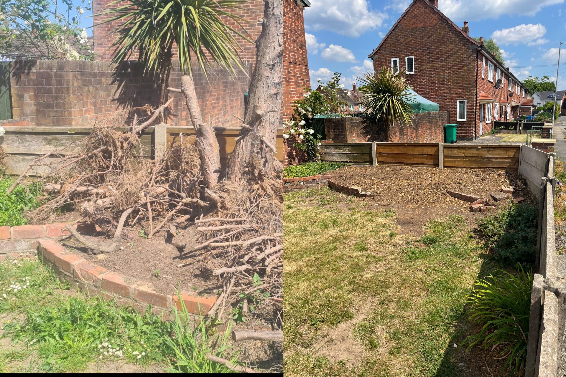 Stump and root removal Wythenshawe Manchester