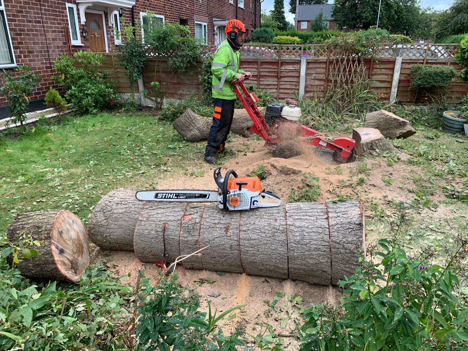 Stump grinding Wythenshawe Manchester