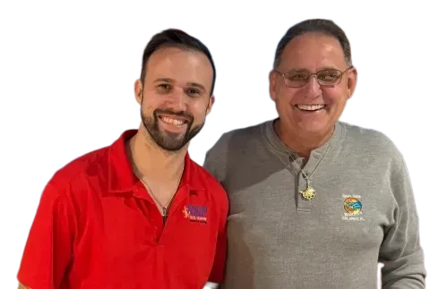 Orange crab with large claws.