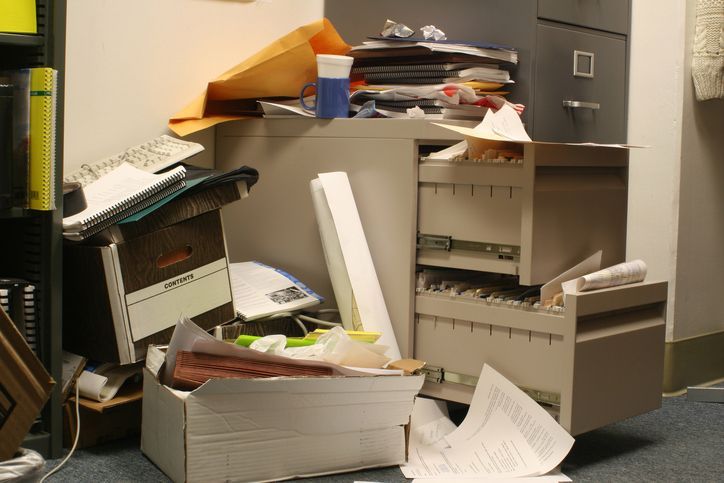 Messy Filing Cabinet — Sydney, NSW — APC Rubbish Removal