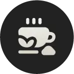 Logo de hotel con cafetería en Bogotá.
