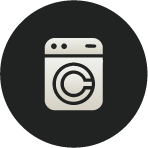Logo de hotel con lavandería en Bogotá.