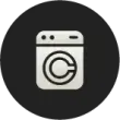 Logo de hotel con lavandería en Bogotá.