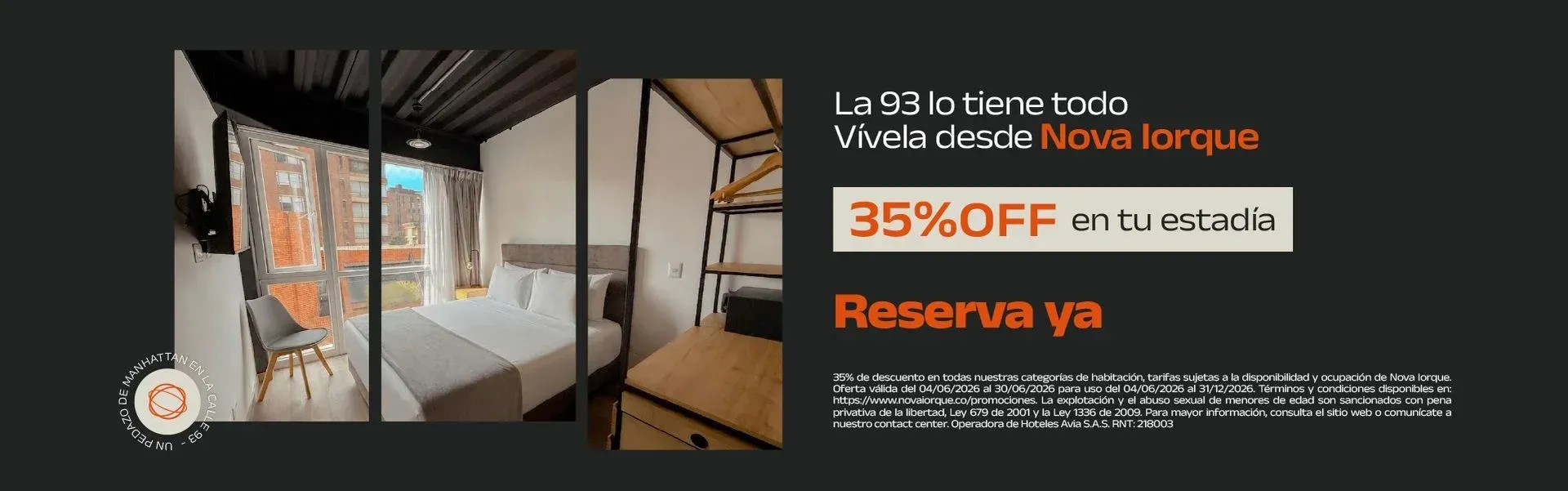 promoción en hotel de Bogotá