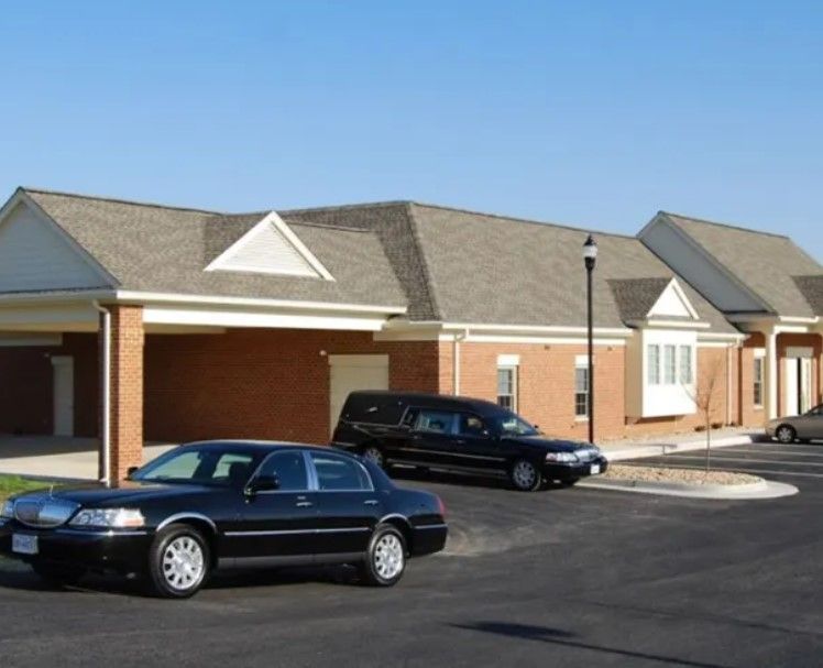 A welcoming funeral home building creates a calm and respectful scene for Roanoke, VA funeral homes