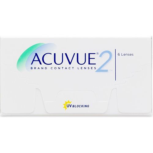 A box of acuvue 2 brand contact lenses