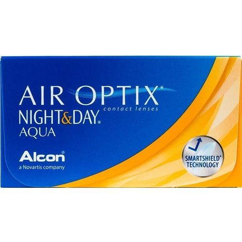 A box of air optix night and day aqua contact lenses