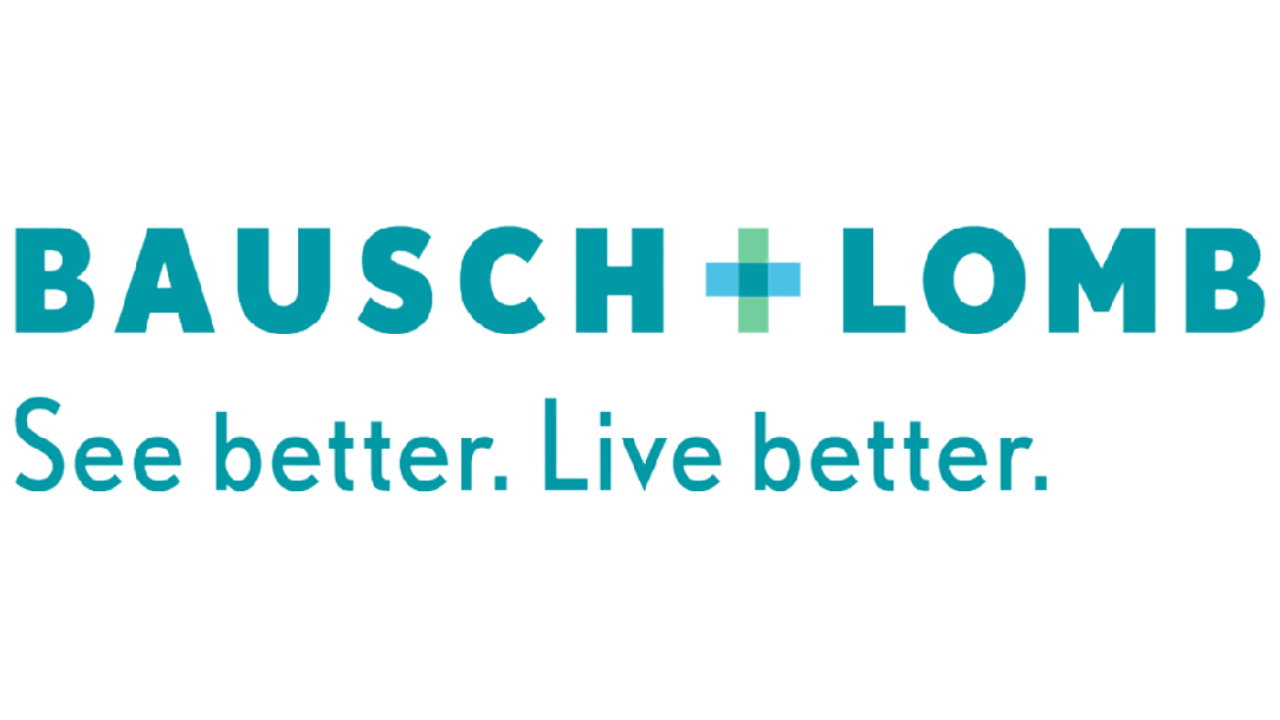 Bausch + Lomb logo, Contact Lenses.