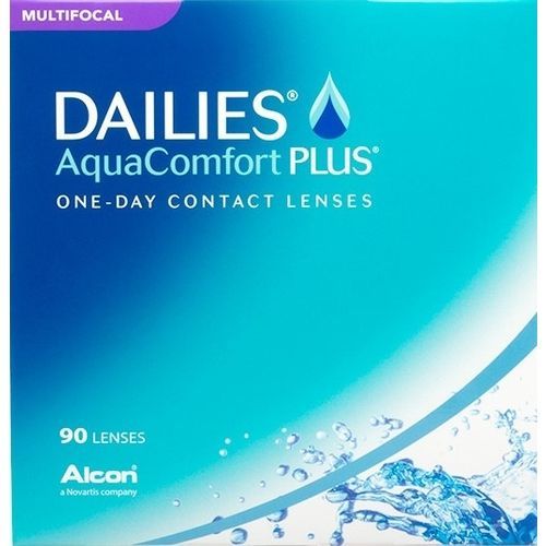 A box of dailies aquacomfort plus one day contact lenses