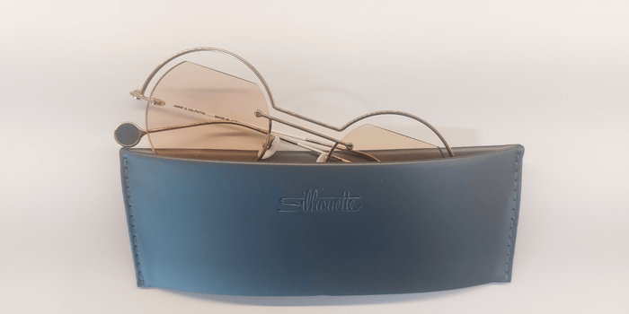 A pair of Anne and Valentin glasses in the wrong case.