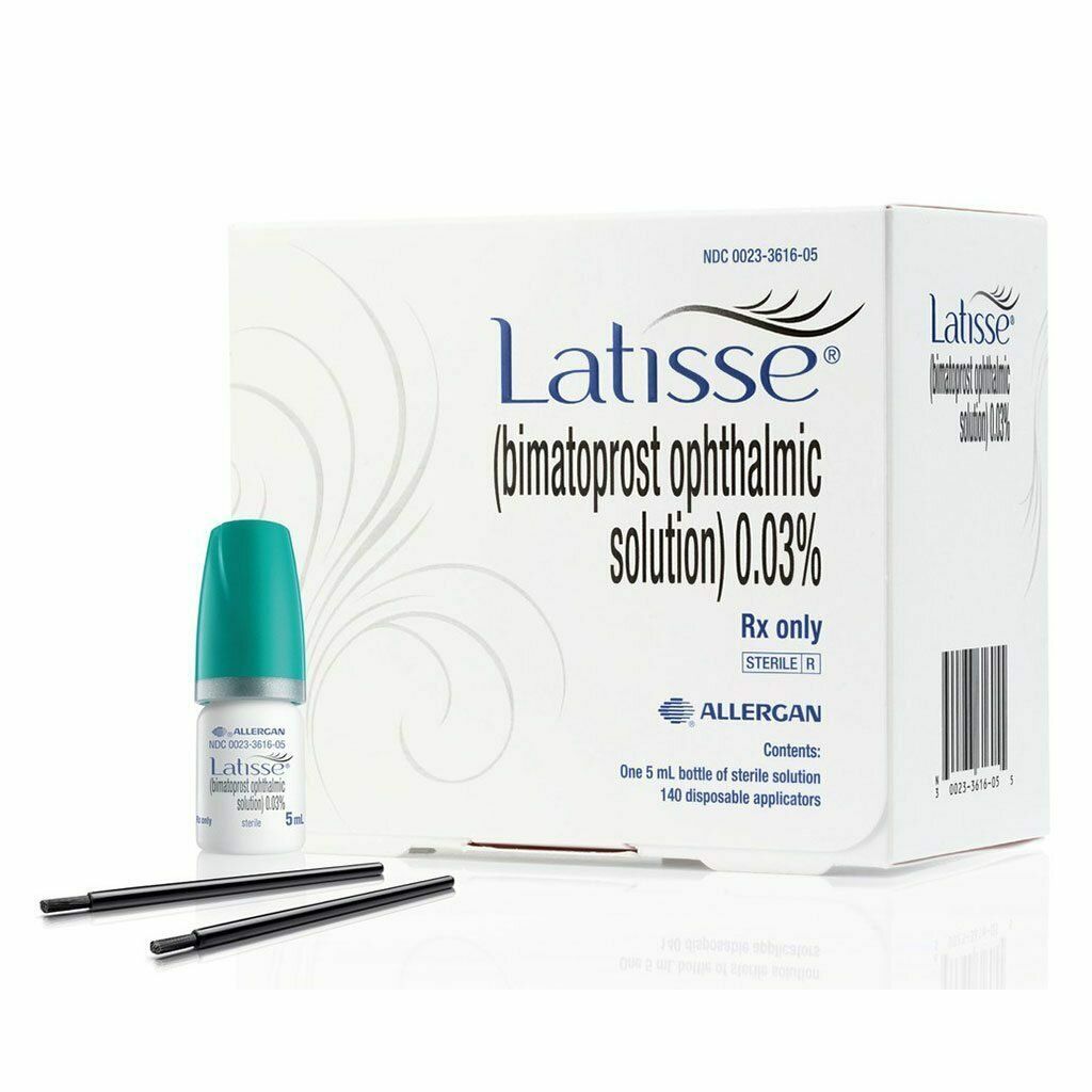 A box of Latisse bimatoprost ophthalmic solution