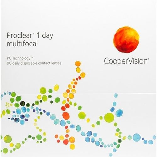 A box of proclear 1 day multifocal contact lenses