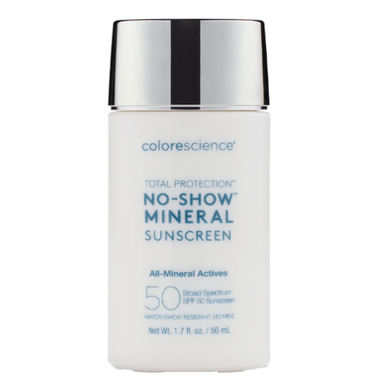 A bottle of No-Show™ Mineral Sunscreen SPF 50