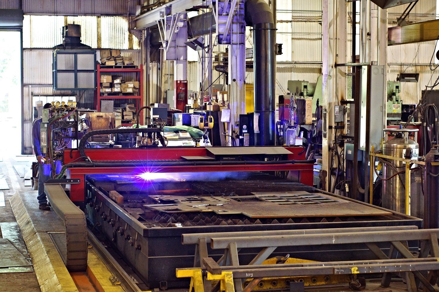 Steel Cutting — Pittsburgh, PA — J. W. Steel Fabricating Co.