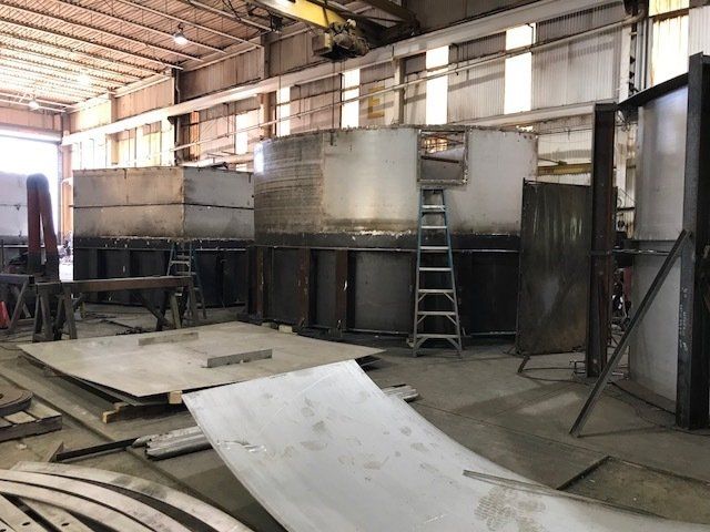 Steel Bending In Progress — Pittsburgh, PA — J. W. Steel Fabricating Co.