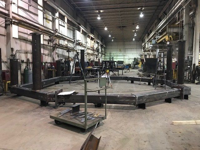 Octagonal Frame Overview — Pittsburgh, PA — J. W. Steel Fabricating Co.