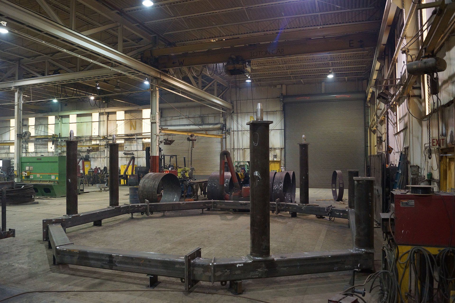 Highly Precise Octagonal Frame — Pittsburgh, PA — J. W. Steel Fabricating Co.