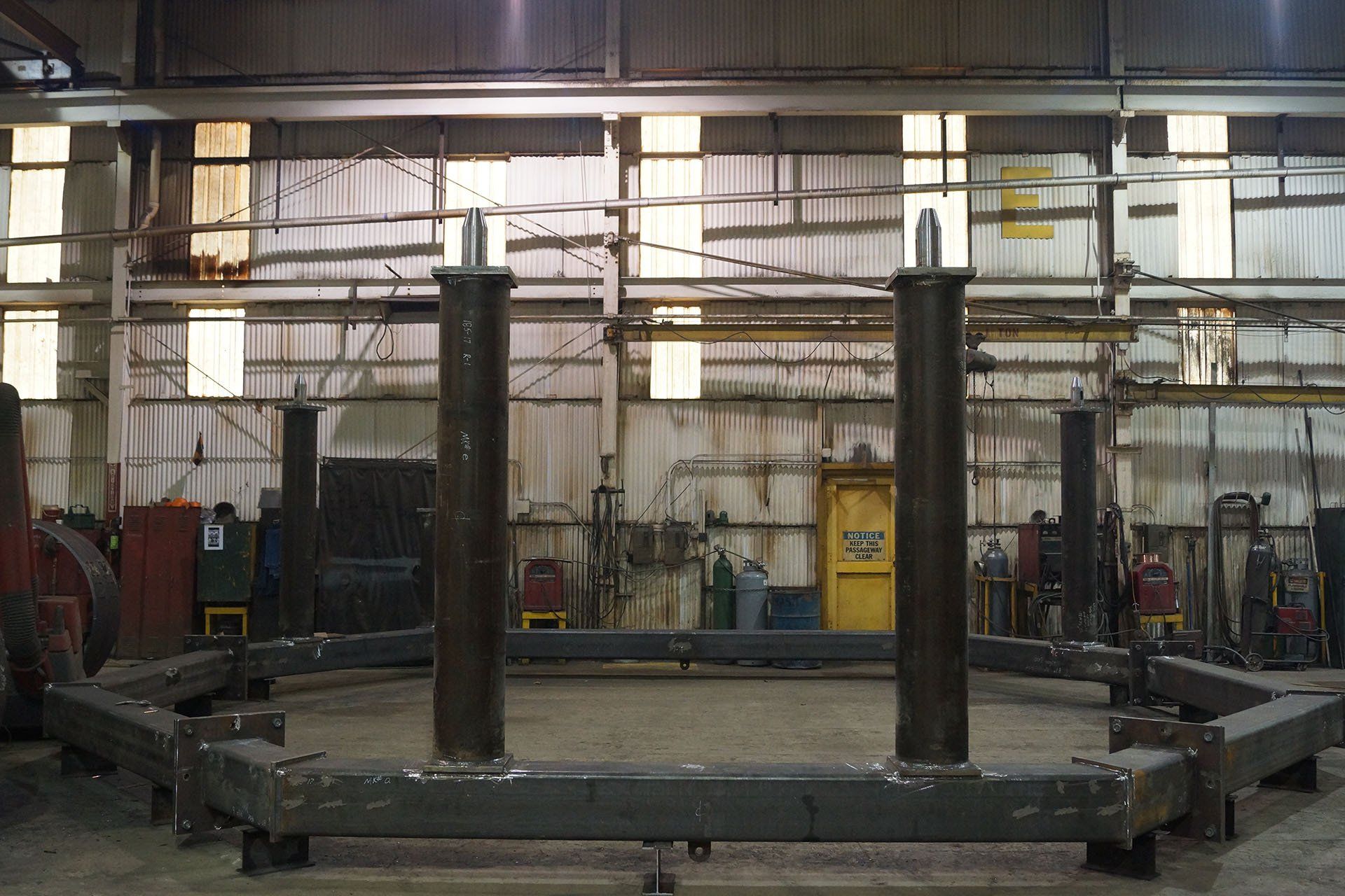 Octagonal Frame — Pittsburgh, PA — J. W. Steel Fabricating Co.