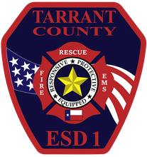 Tarrant County ESD 1 logo patch
