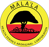 The logo for the mala 'la health service aboriginal corporation