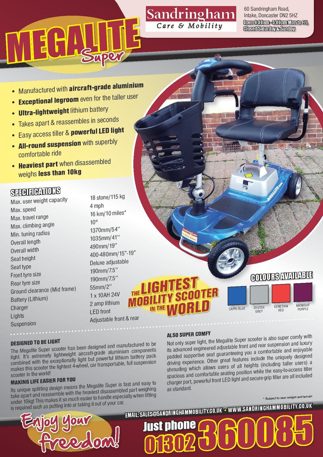 Sandringham Mobility Mobility Products Doncaster