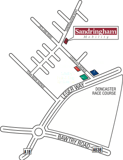 Map of Sandringham Mobility