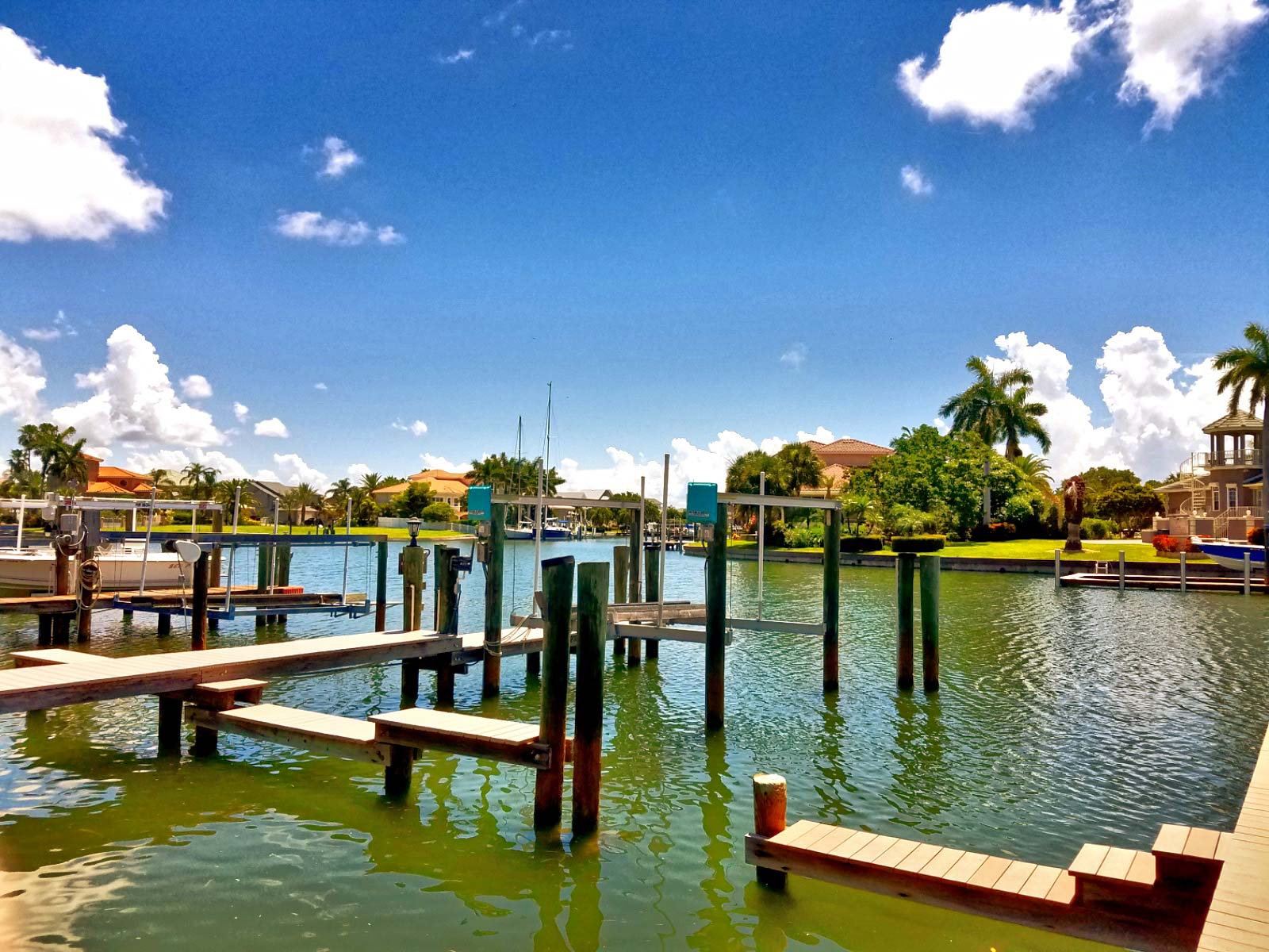 Boat docks in Tierra Verde, FL