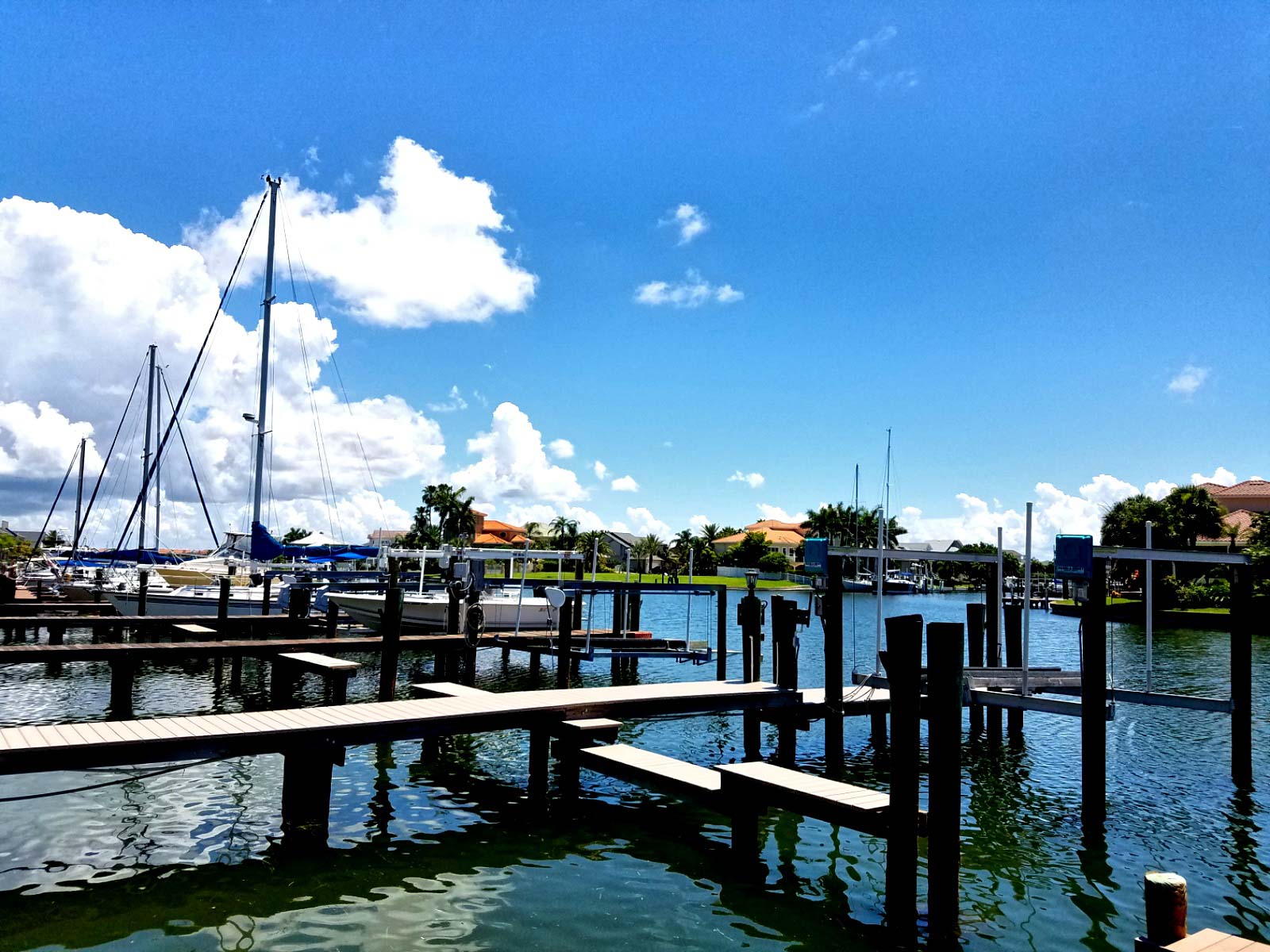 Boat docks in Tierra Verde, FL