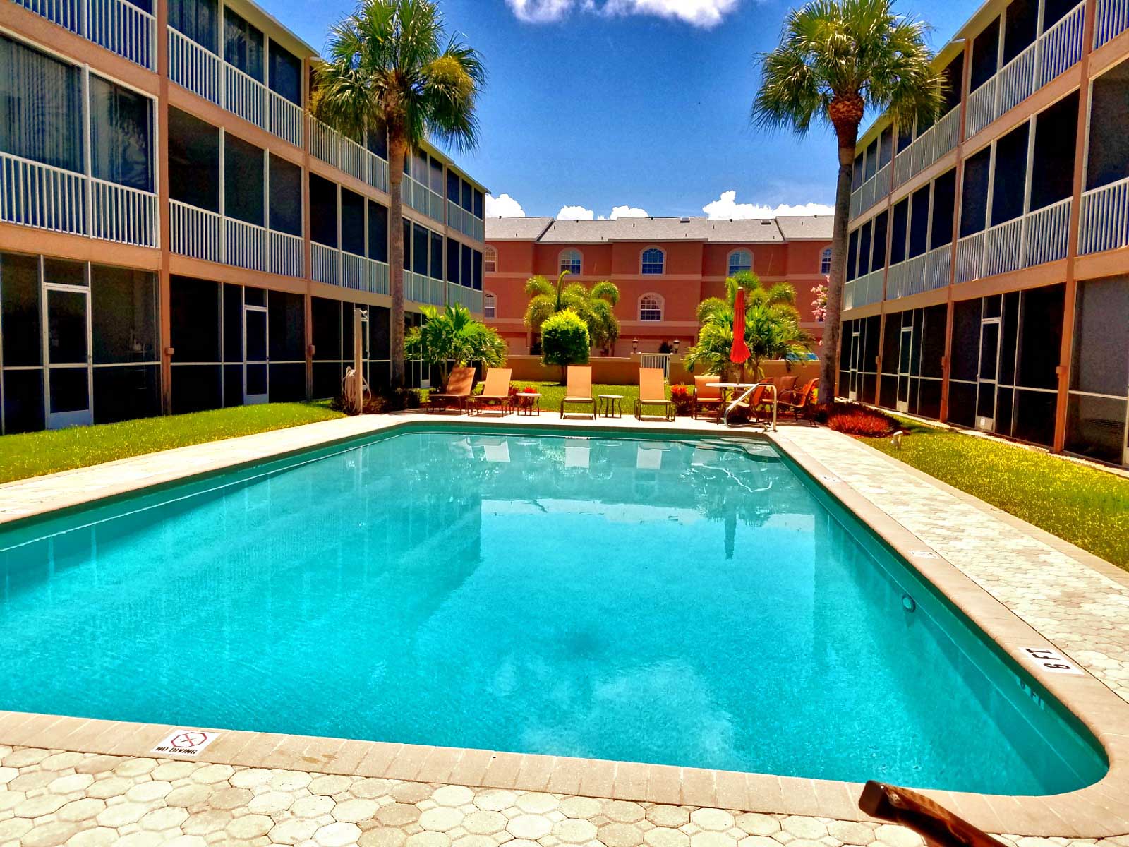 Community pool in Tierra Verde, FL