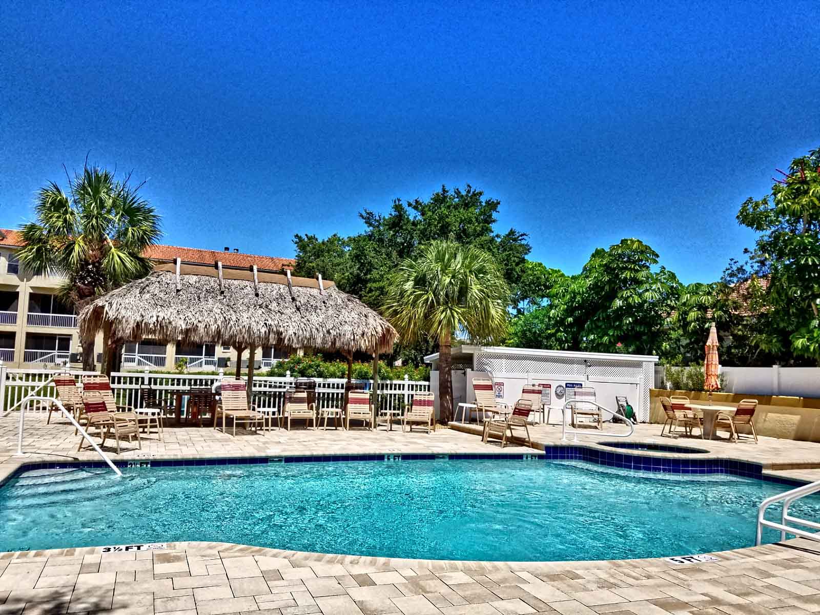 Community pool in Tierra Verde, FL