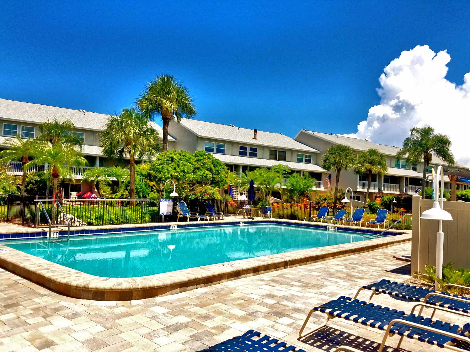 Community pool in Tierra Verde, FL