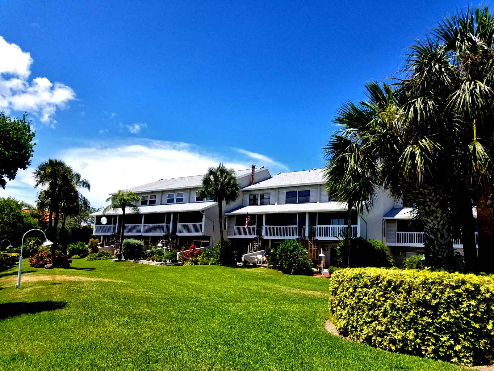 Landscaped ground at a community in Tierra Verde, FL
