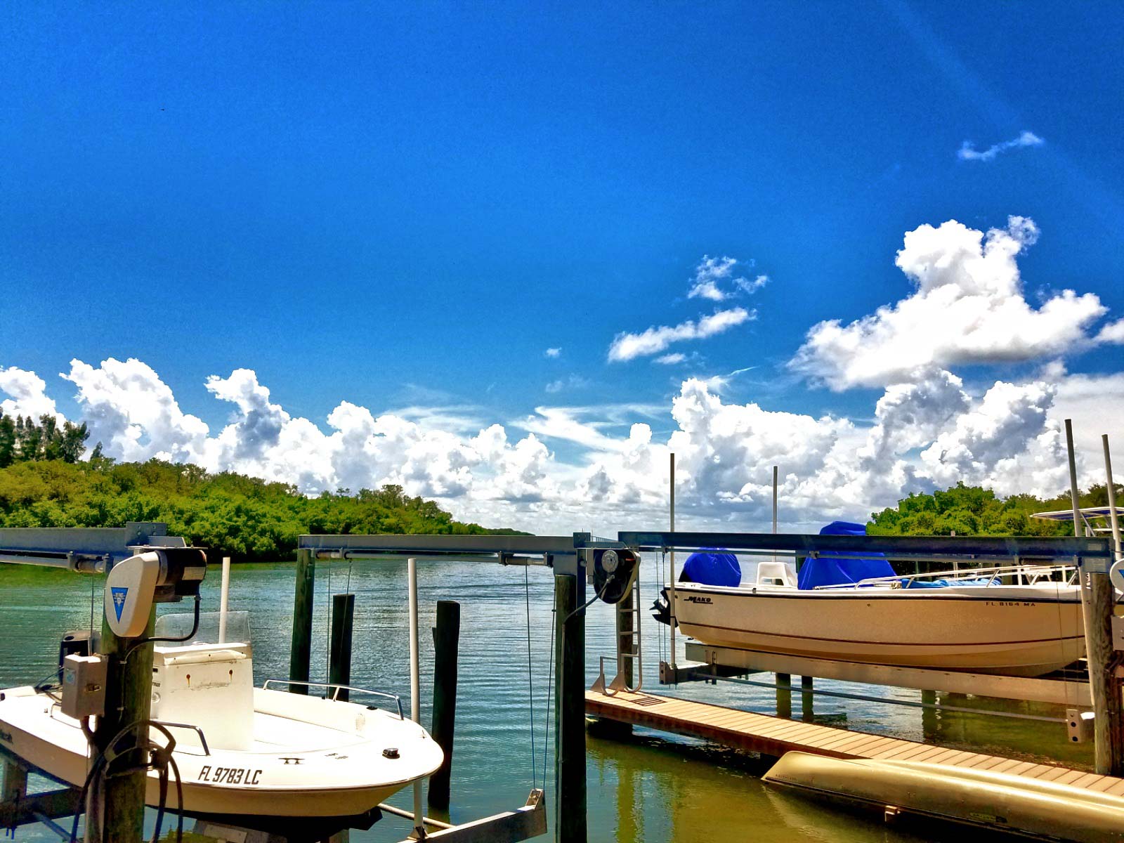 Boat docks in Tierra Verde, FL