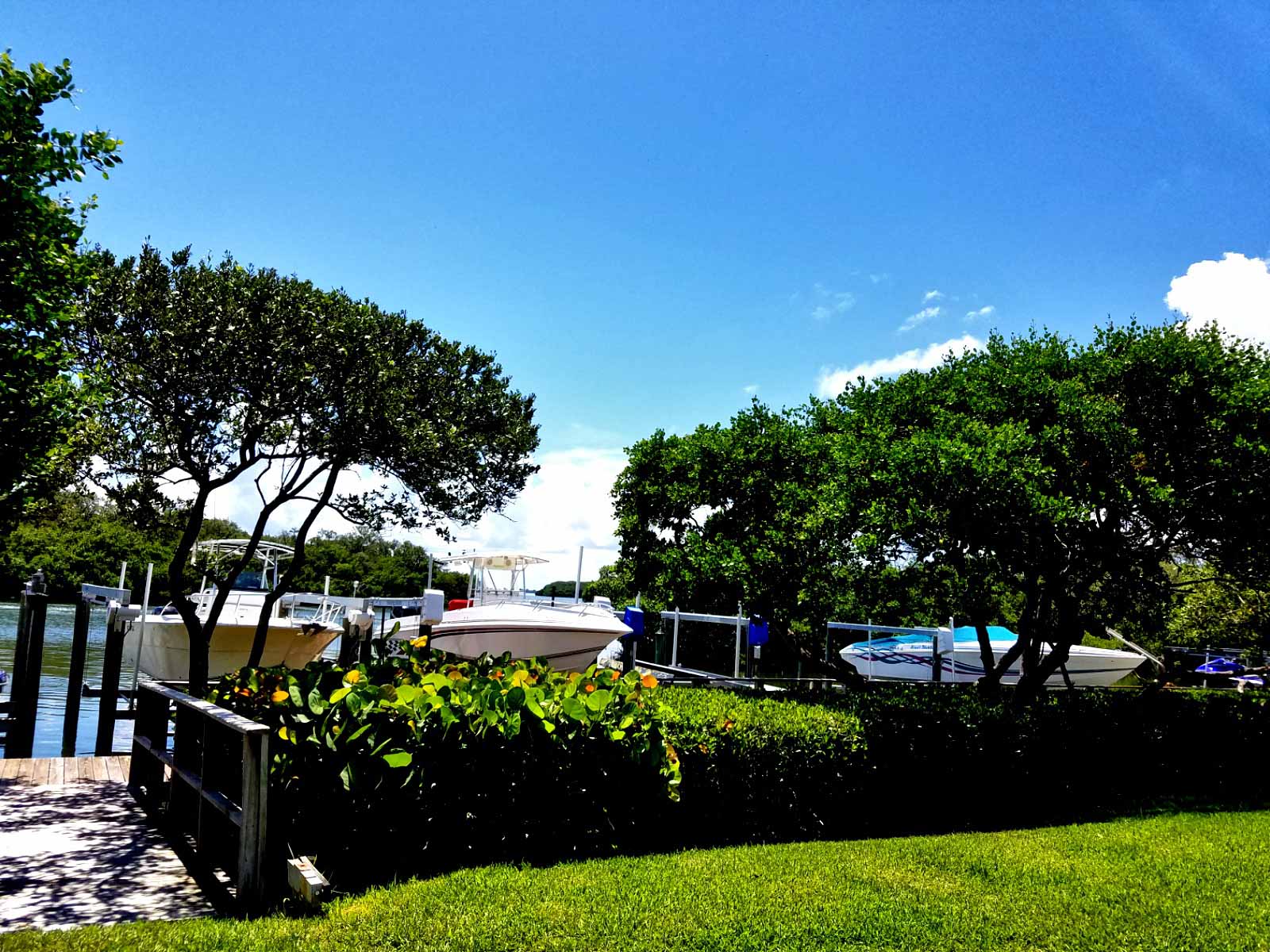 Boat docks in Tierra Verde, FL