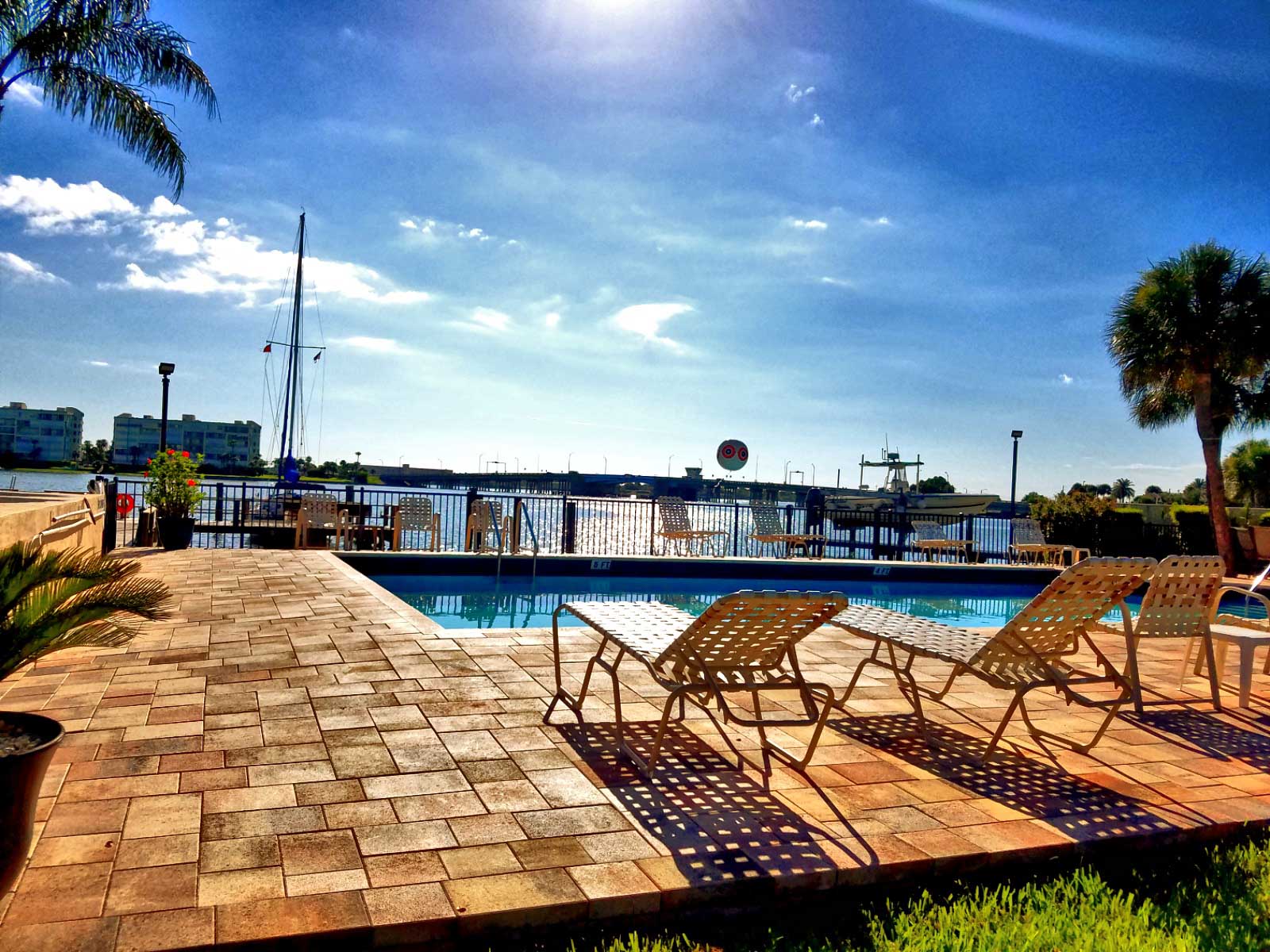 Community pool in Tierra Verde, FL
