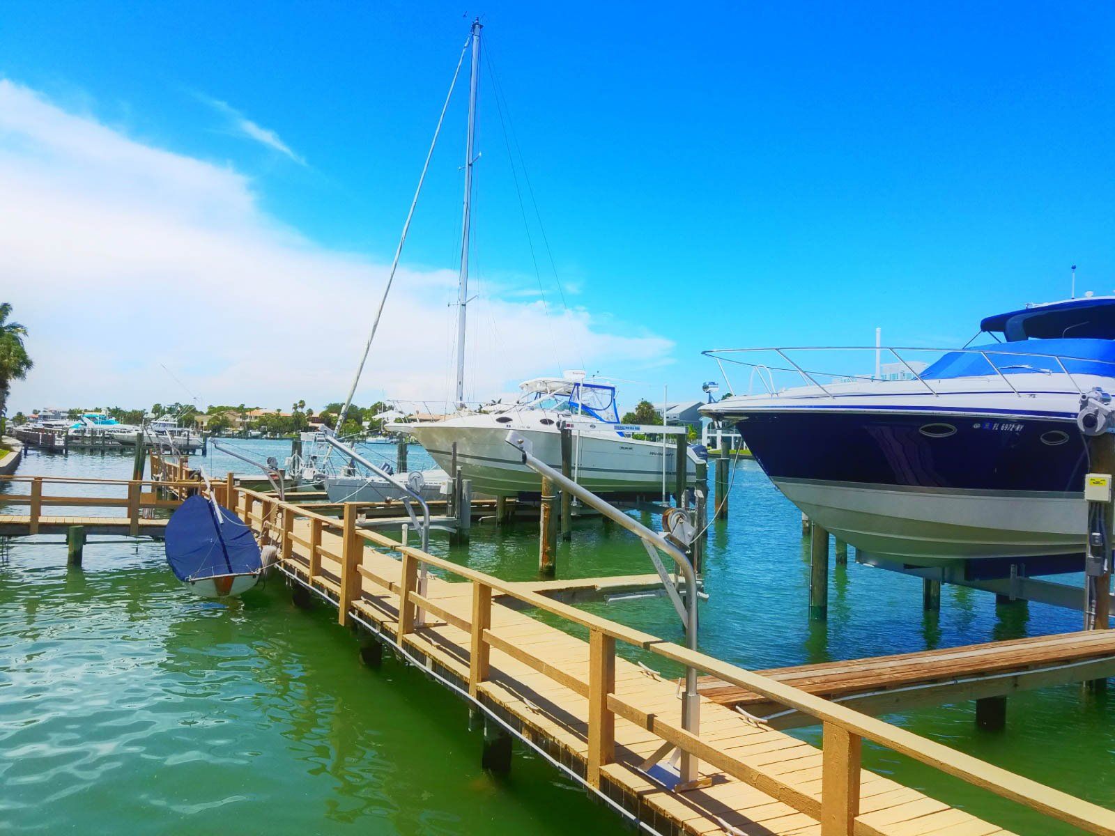 Boat docks in Tierra Verde, FL