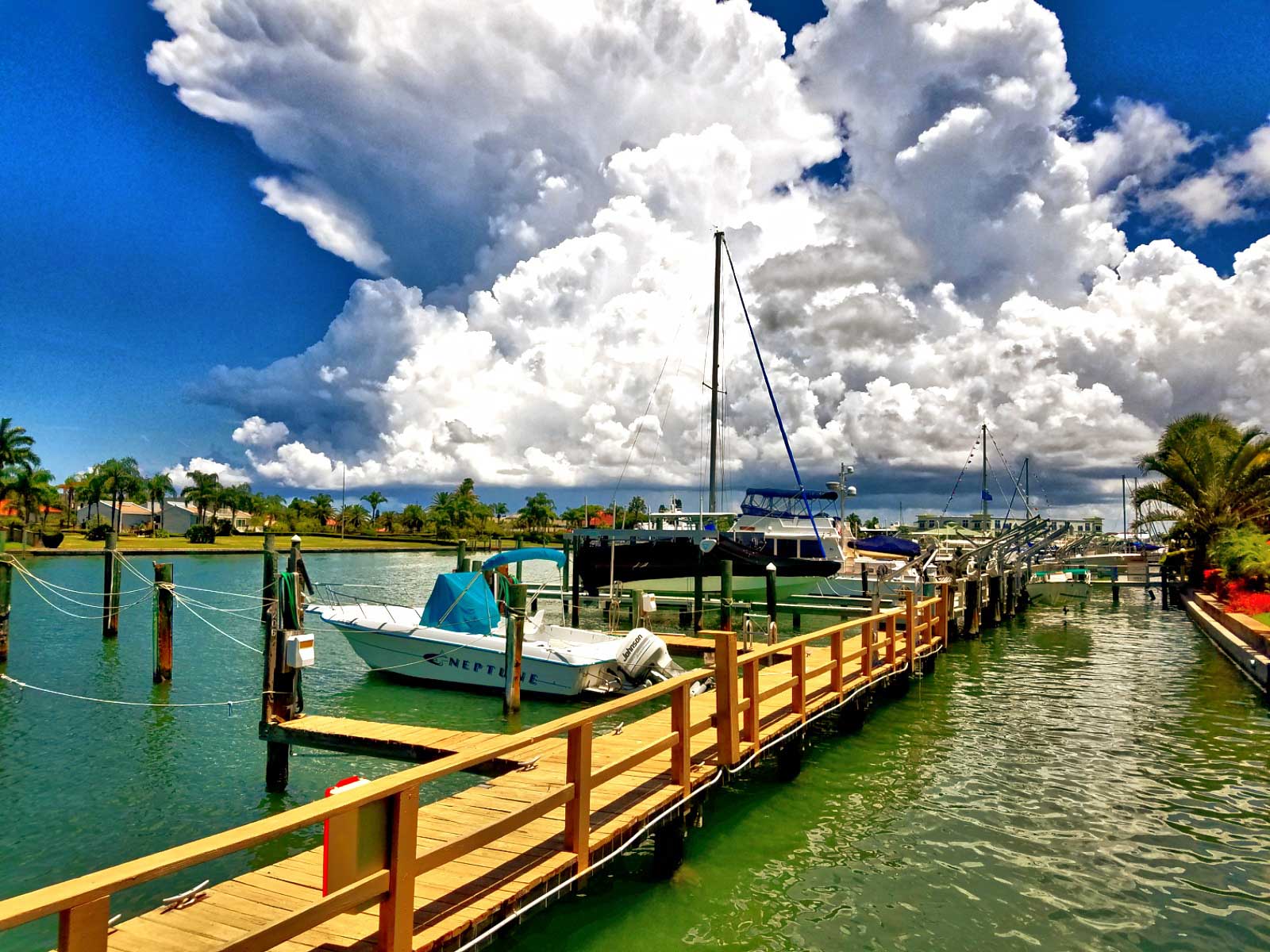 Boat docks in Tierra Verde, FL