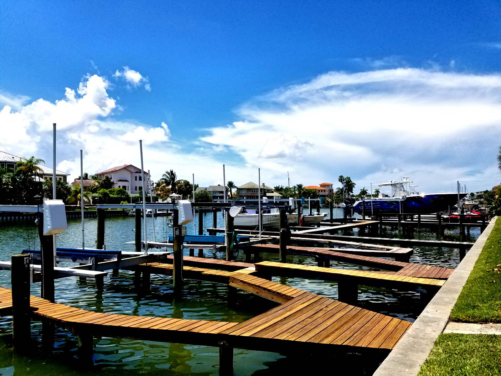 Boat docks in Tierra Verde, FL