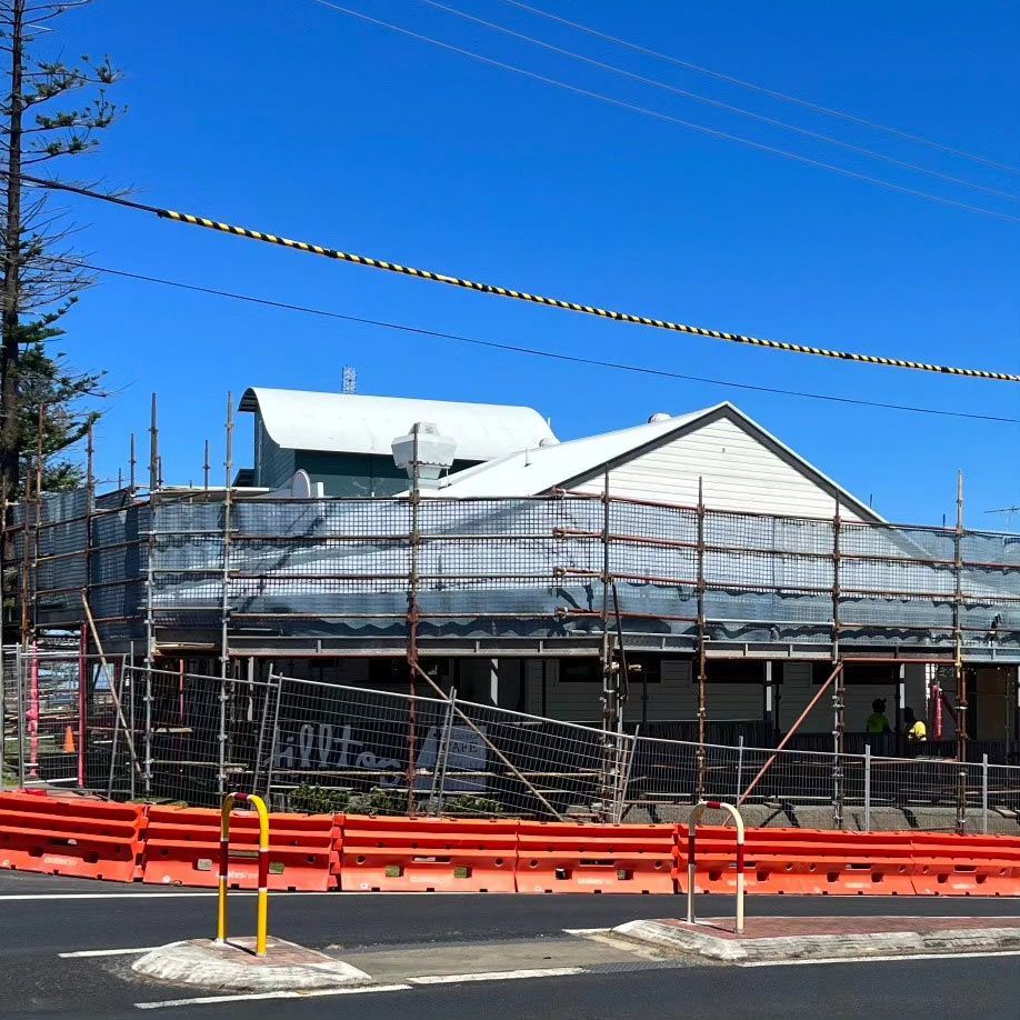 Scaffolding Systems in A Construction Site