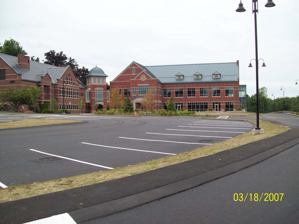 New Parking Lot, Ciesla Construction Corp. in Sturbridge, MA becker college leicester, ma 2011-2012