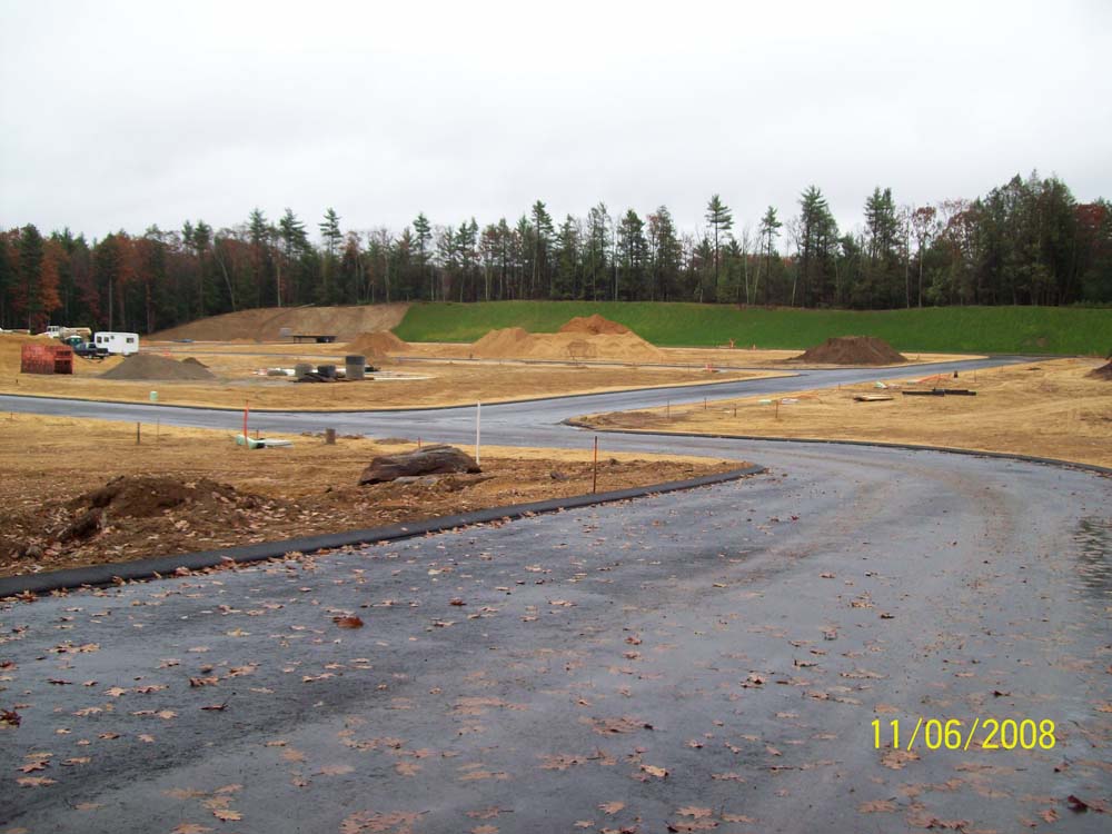 Paved Driveway, Ciesla Construction Corp. in Sturbridge, MA pioneer oil complete 2005