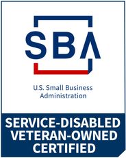 The logo for u.s. small business administration service disabled veteran-owned certified