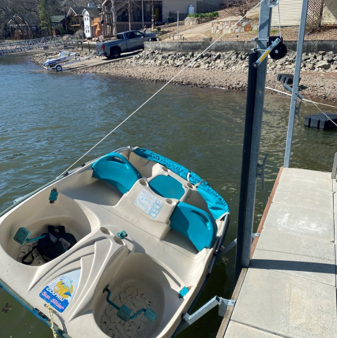 Reclaim Your Dock With A Pedal Boat and Kayak Lift Affordable Boat Lift