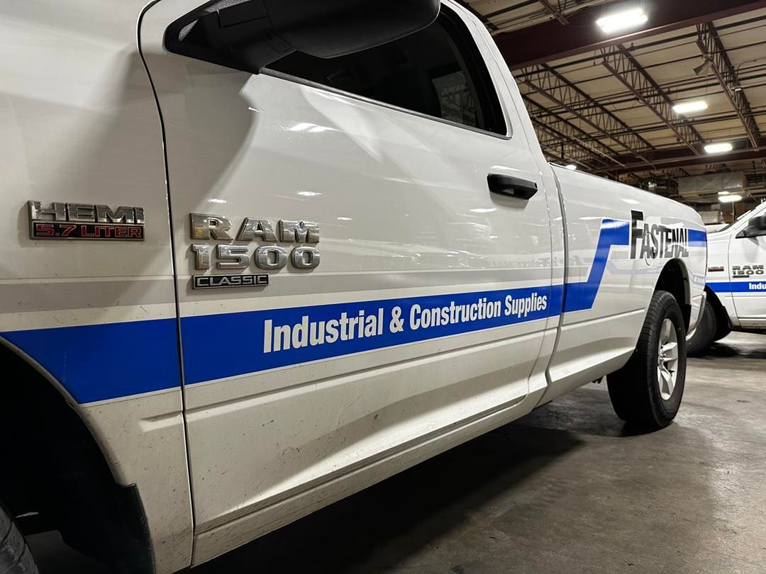 White Ram 1500 truck with 